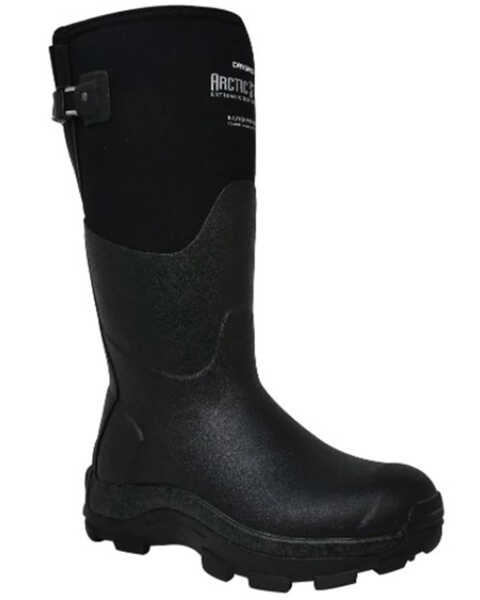 Dryshod Men's Arctic Storm Extreme Cold Pull On Winter Outdoor Boots - Round Toe , Black, hi-res