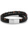 Image #2 - Montana Silversmiths Men's Copper Sky Layered Bracelet, Black, hi-res
