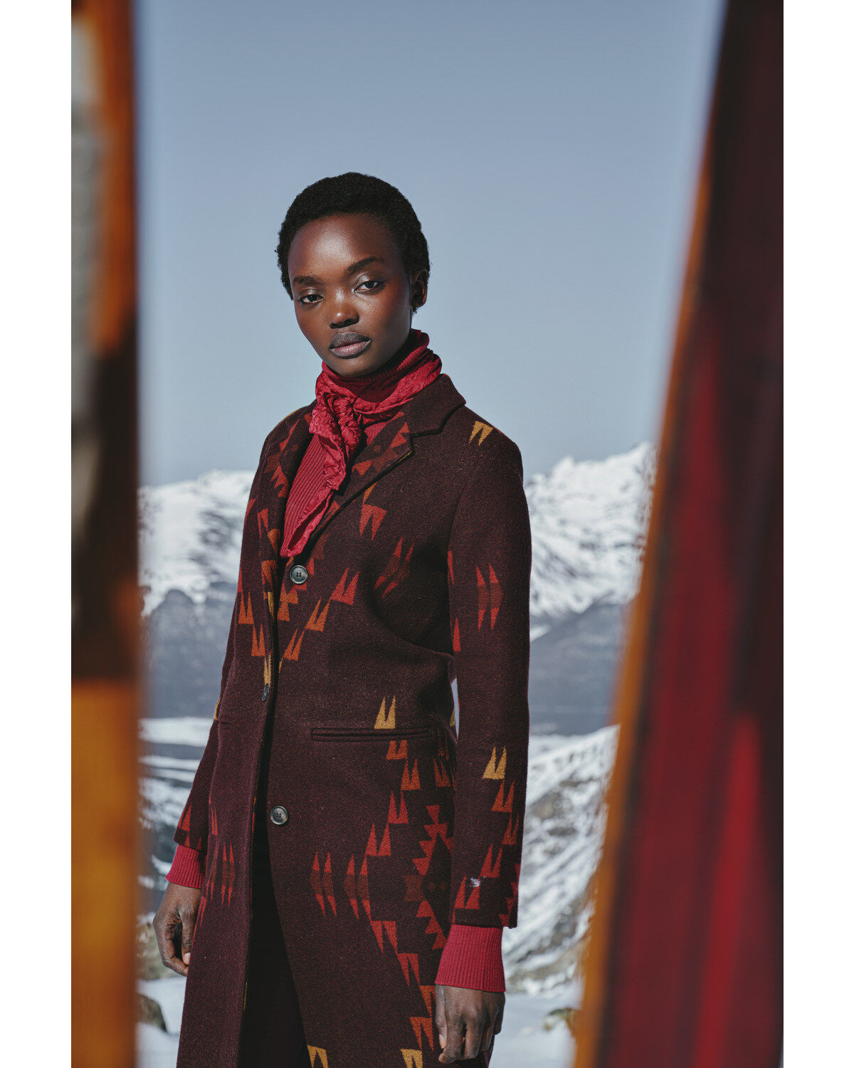 pendleton red coat