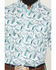 Image #3 - George Strait by Wrangler Men's Paisley Print Long Sleeve Button-Down Stretch Western Shirt - Tall, White, hi-res