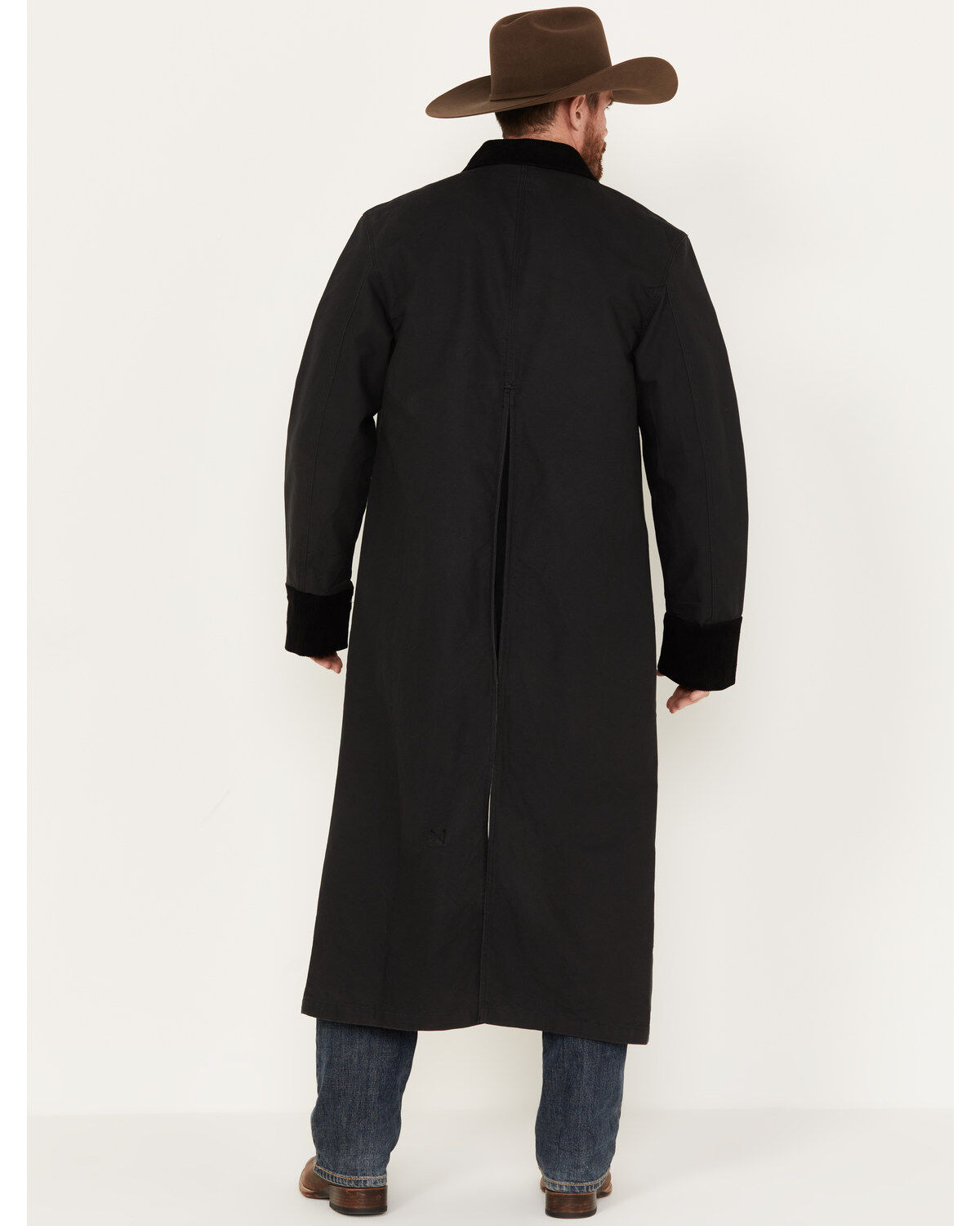 Image #4 - Scully Men's Authentic Canvas Duster, Black, hi-res