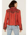 Image #3 - Double D Ranch Women's Sheridan Rodeo Jacket, Red, hi-res