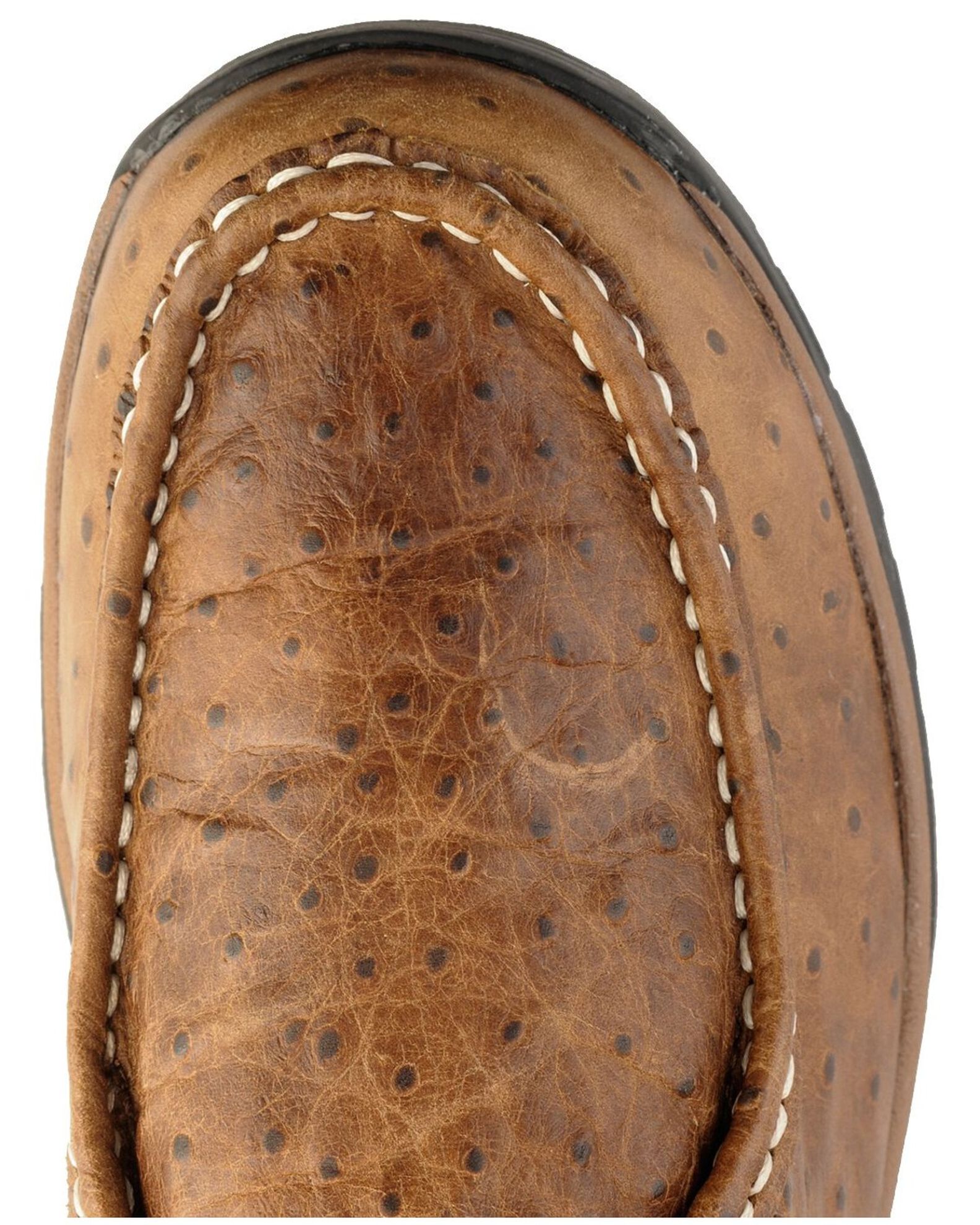 Image #6 - Roper Men's Ostrich Print Chukka Casual Boots, Brown, hi-res