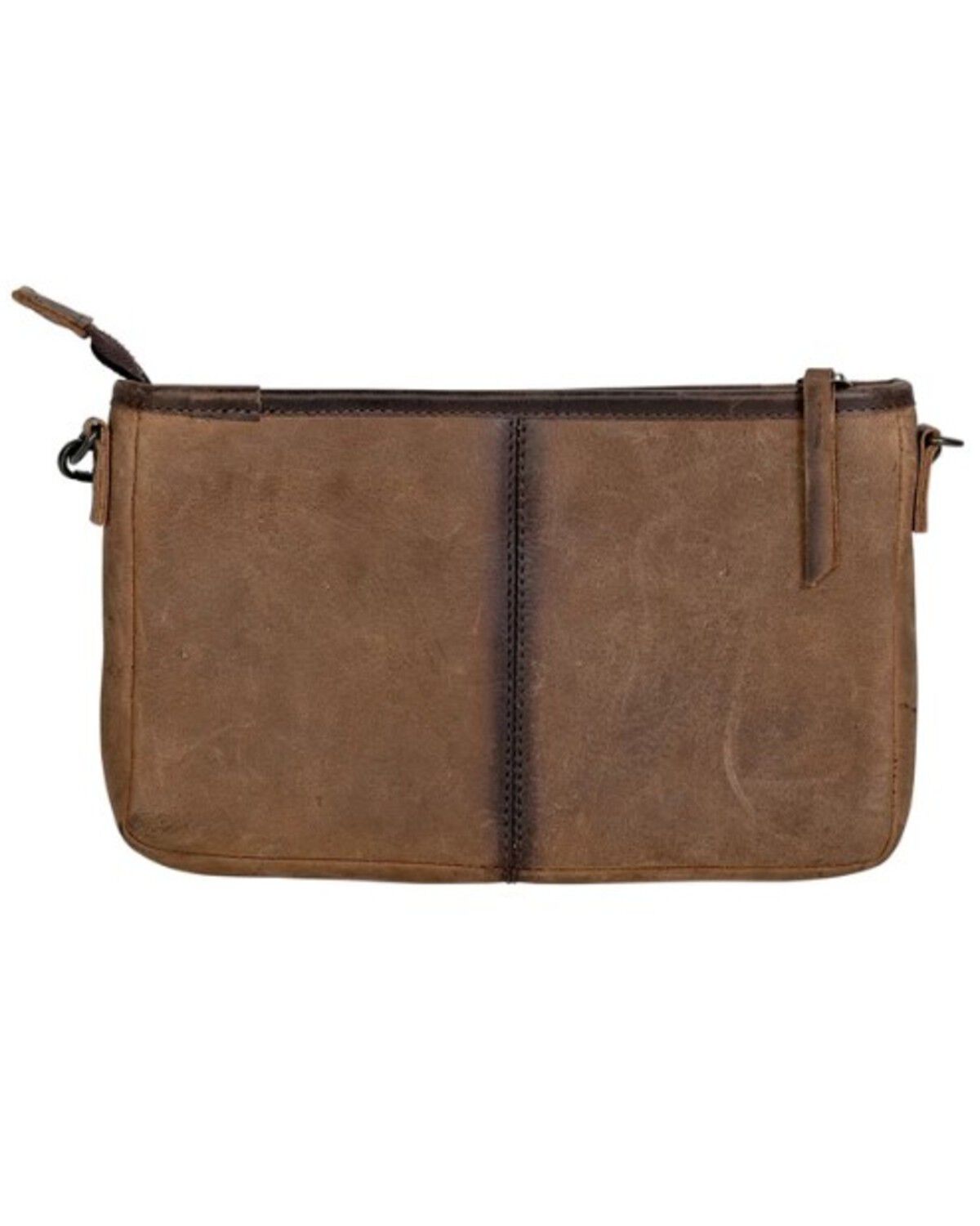 Image #2 - STS Ranchwear by Carroll Women's Cowhide Claire Crossbody Bag, Black/white, hi-res