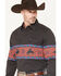 Image #2 - Wrangler Men's Horse Border Long Sleeve Snap Western Shirt, Black, hi-res