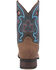 Image #5 - Dan Post Women's Jesse Western Performance Boots - Broad Square Toe, Brown, hi-res