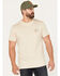 Brixton Men's Alpha Square Logo Graphic T-Shirt, Cream, hi-res