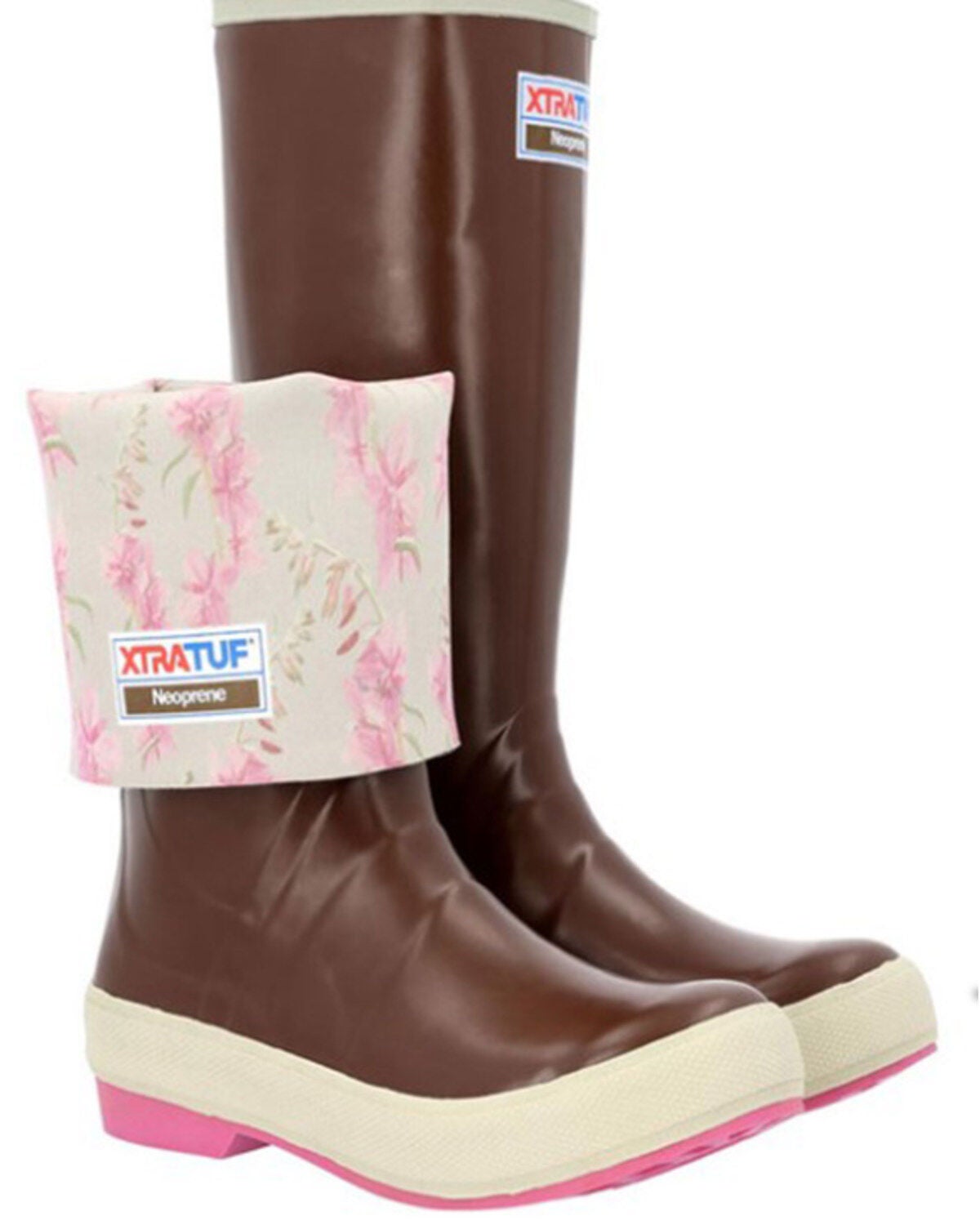 Xtratuf Women's Fireweed 15" Legacy Waterproof Boots - Round Toe, Pink, hi-res