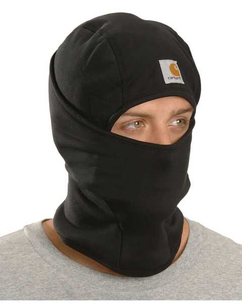 Carhartt Men's Fleece 2-in-1 Headwear, Black, hi-res