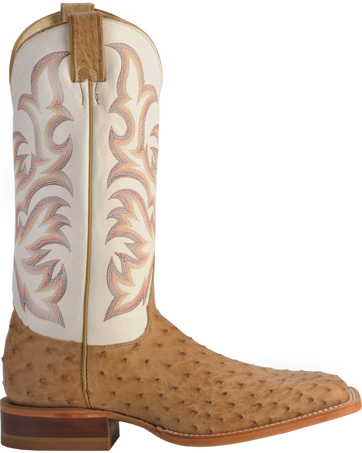 Image #2 - Justin Men's AQHA Remuda Full Quill Ostrich Exotic Boots, Tan, hi-res