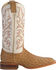 Justin Men's AQHA Remuda Full Quill Ostrich Exotic Boots, Tan, hi-res