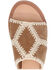 Image #6 - Frye Women's Ava Crochet Slide Sandals, Brown, hi-res