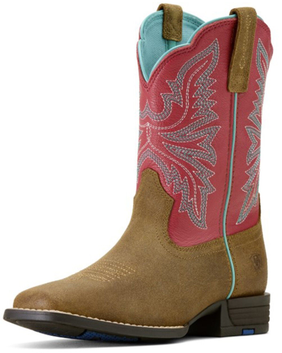 Image #3 - Ariat Girls' Westwood Western Boots - Broad Square Toe, Hot Pink, hi-res