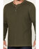 Image #3 - North River Men's Heathered Waffle Henley Long Sleeve Shirt, , hi-res