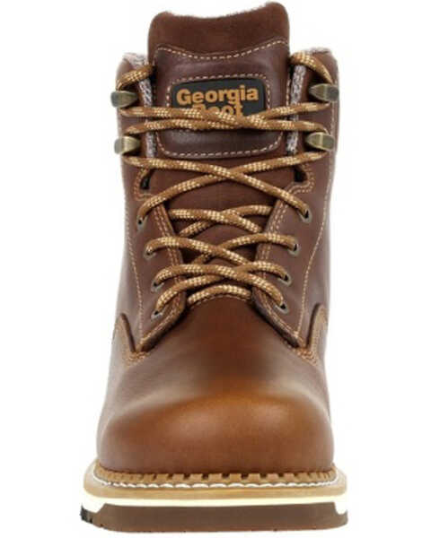 Image #5 - Georgia Boot Men's AMP LT Wedge Waterproof Work Boots - Soft Toe, Brown, hi-res