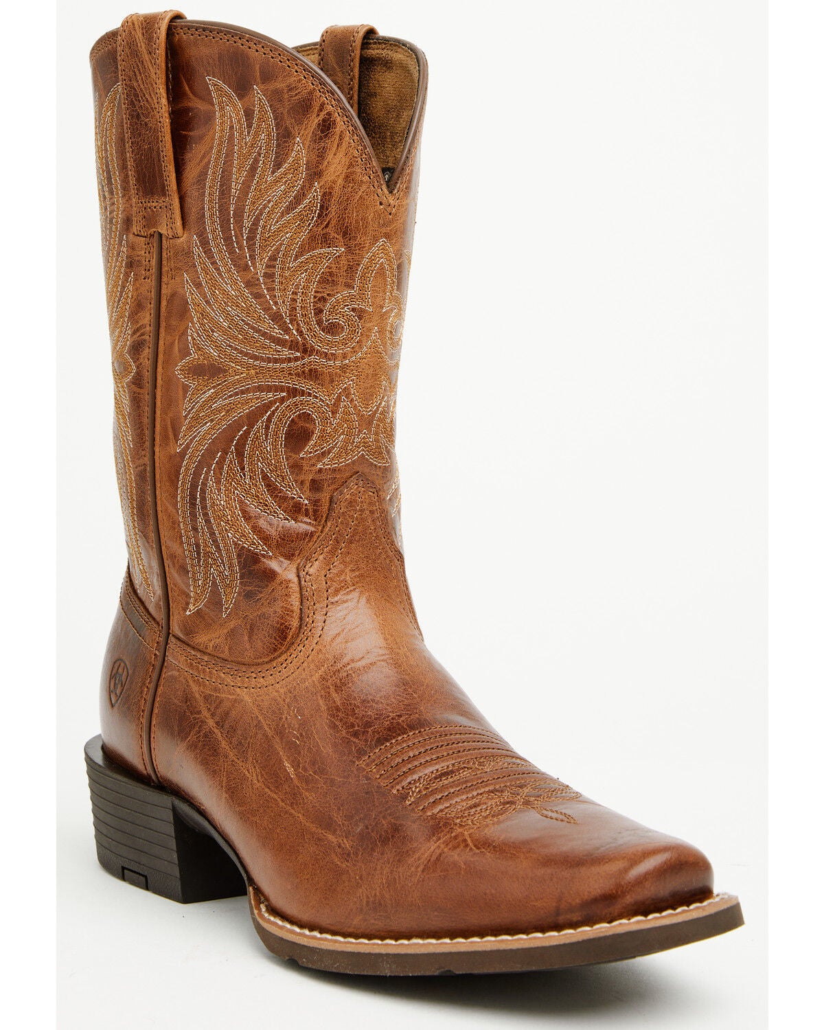 Ariat Men's Sport Performance Western Boots - Square Toe, Tan, hi-res
