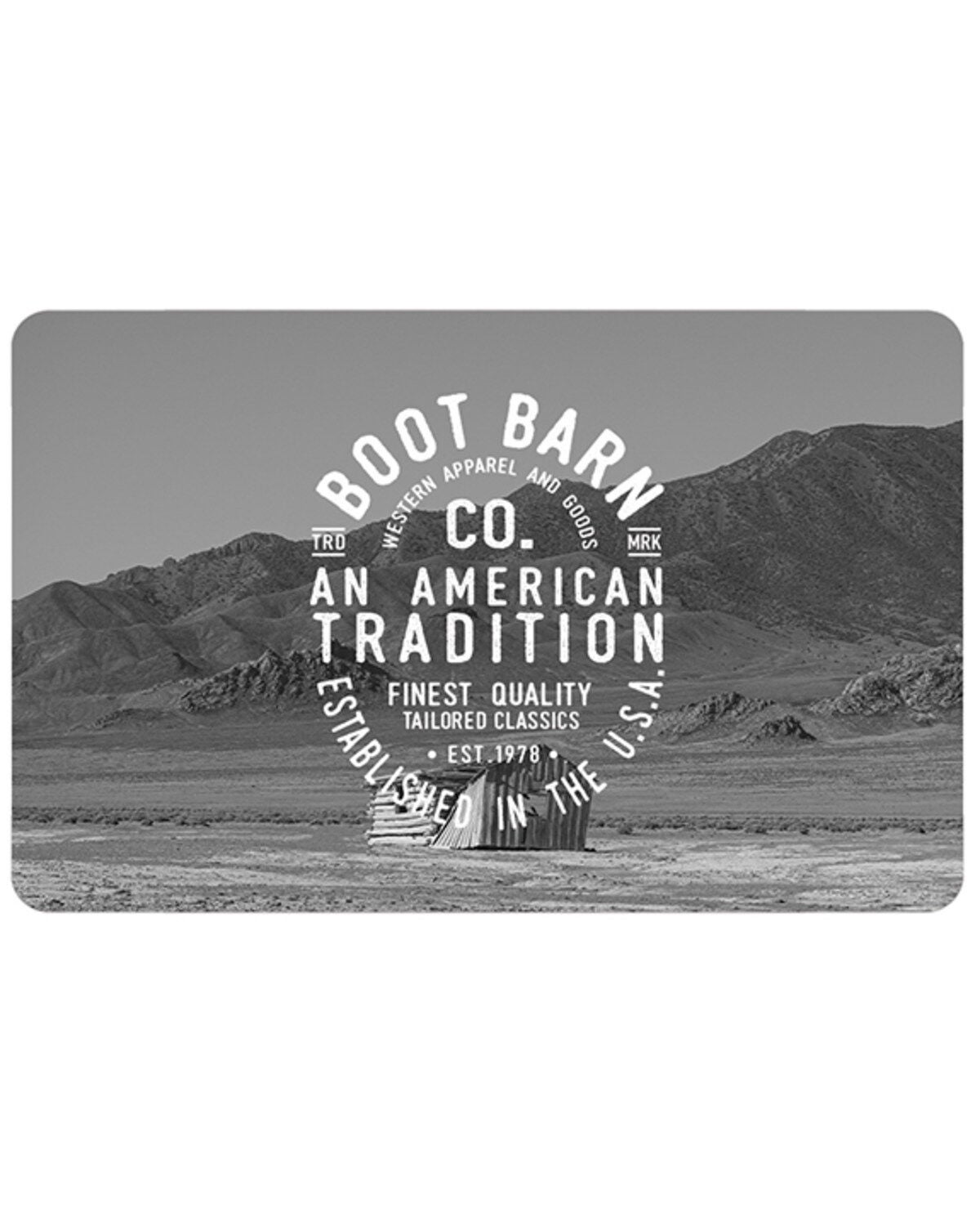 Boot Barn American Tradition Gift Card, No Color, hi-res