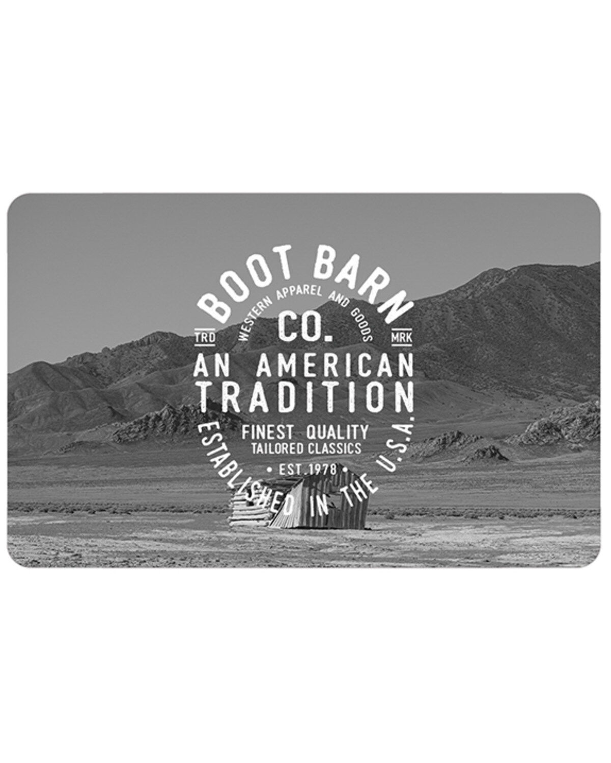 Image #1 - Boot Barn American Tradition Gift Card, No Color, hi-res