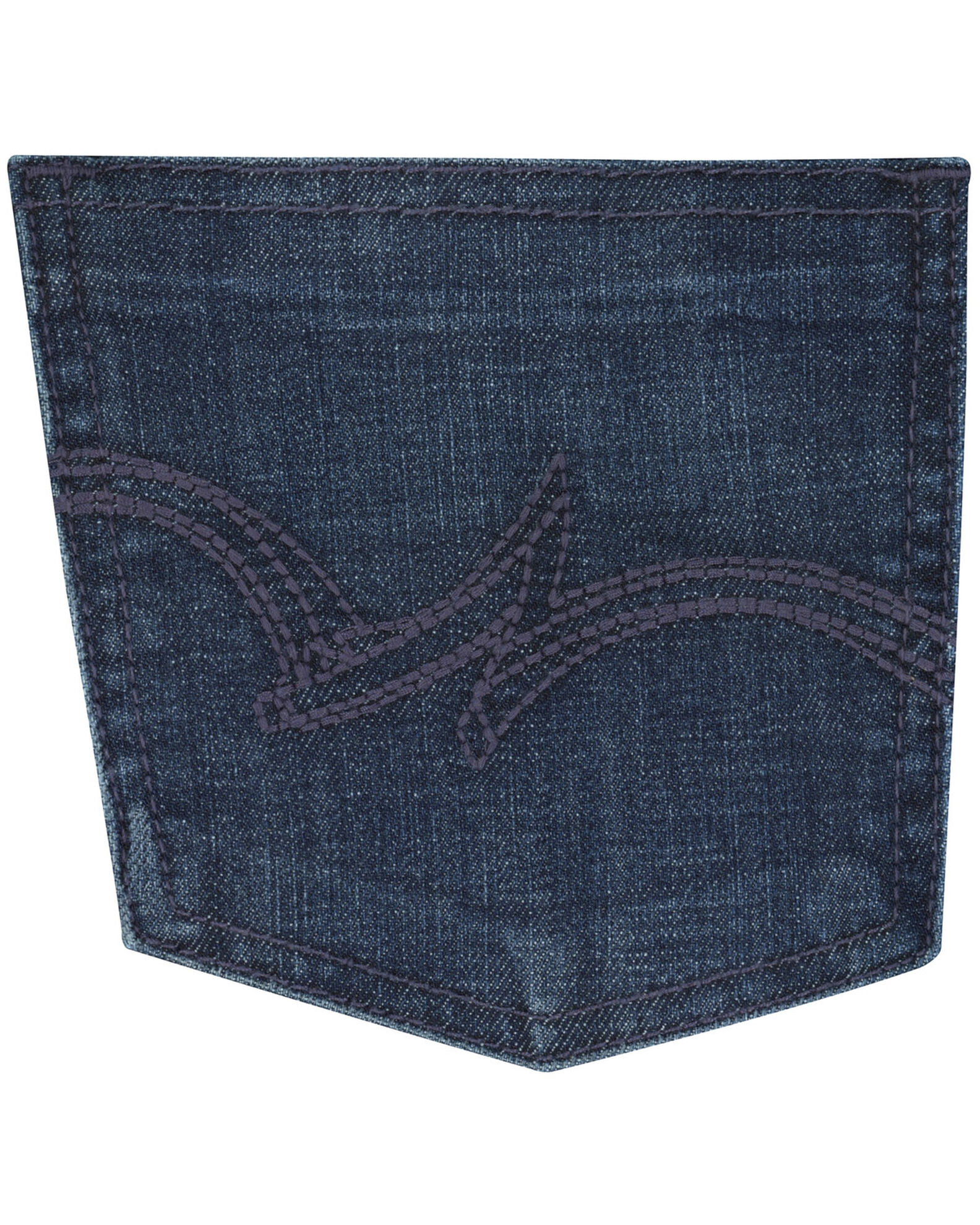 Image #7 - Wrangler Women's Dark Wash Straight Leg Jeans, Dark Blue, hi-res