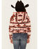Image #4 - Shyanne Girls' Bailey Po Southwestern Print Polar Fleece Hoodie, , hi-res