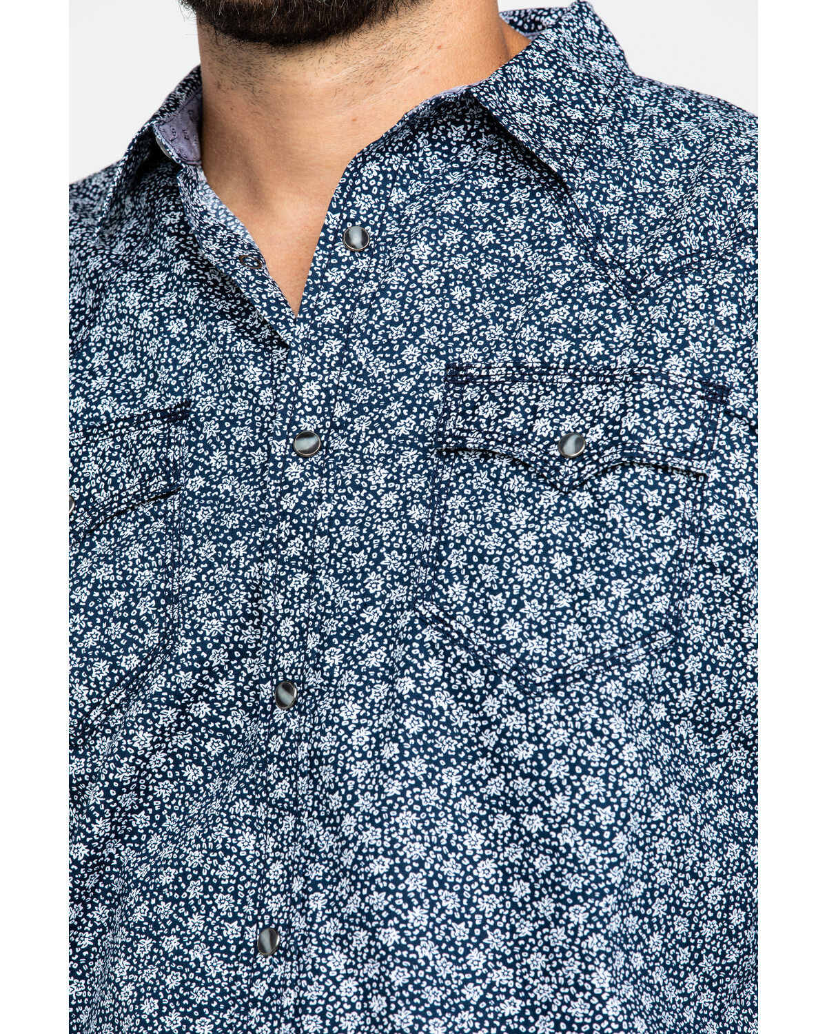 Image #4 - Moonshine Spirit Men's Viper Room Floral Print Long Sleeve Western Shirt , , hi-res
