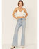 Image #4 - Fornia Women's Seamless Floral Bralette, Ivory, hi-res