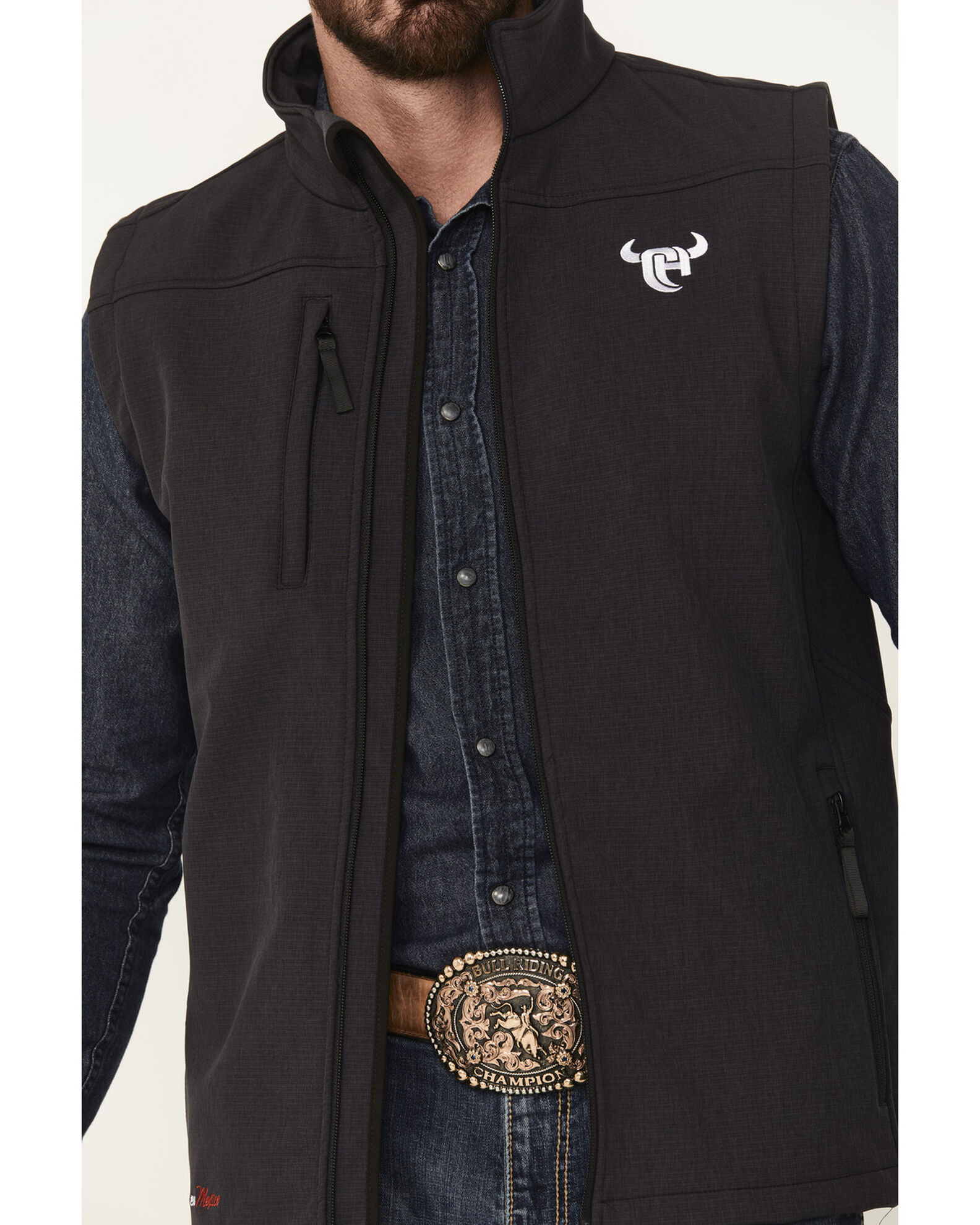 Product Name:  Cowboy Hardware Men's Hecho En Mexico Softshell Vest