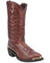 Image #1 - Laredo Men's 12" Western Boots - Round Toe, Russett, hi-res