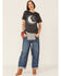 American Highway Women's Short Sleeve Charcoal Gray We Got the Moon if You Have the Shine T-Shirt , Charcoal, hi-res