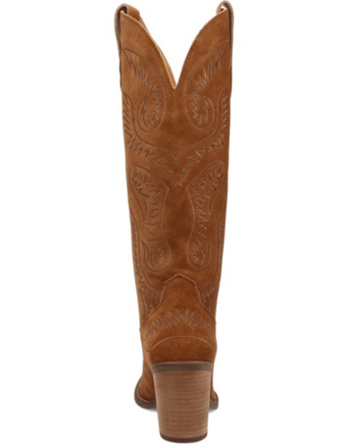 Image #5 - Dingo Women's Evita Suede Tall Western Boots - Snip Toe, Camel, hi-res
