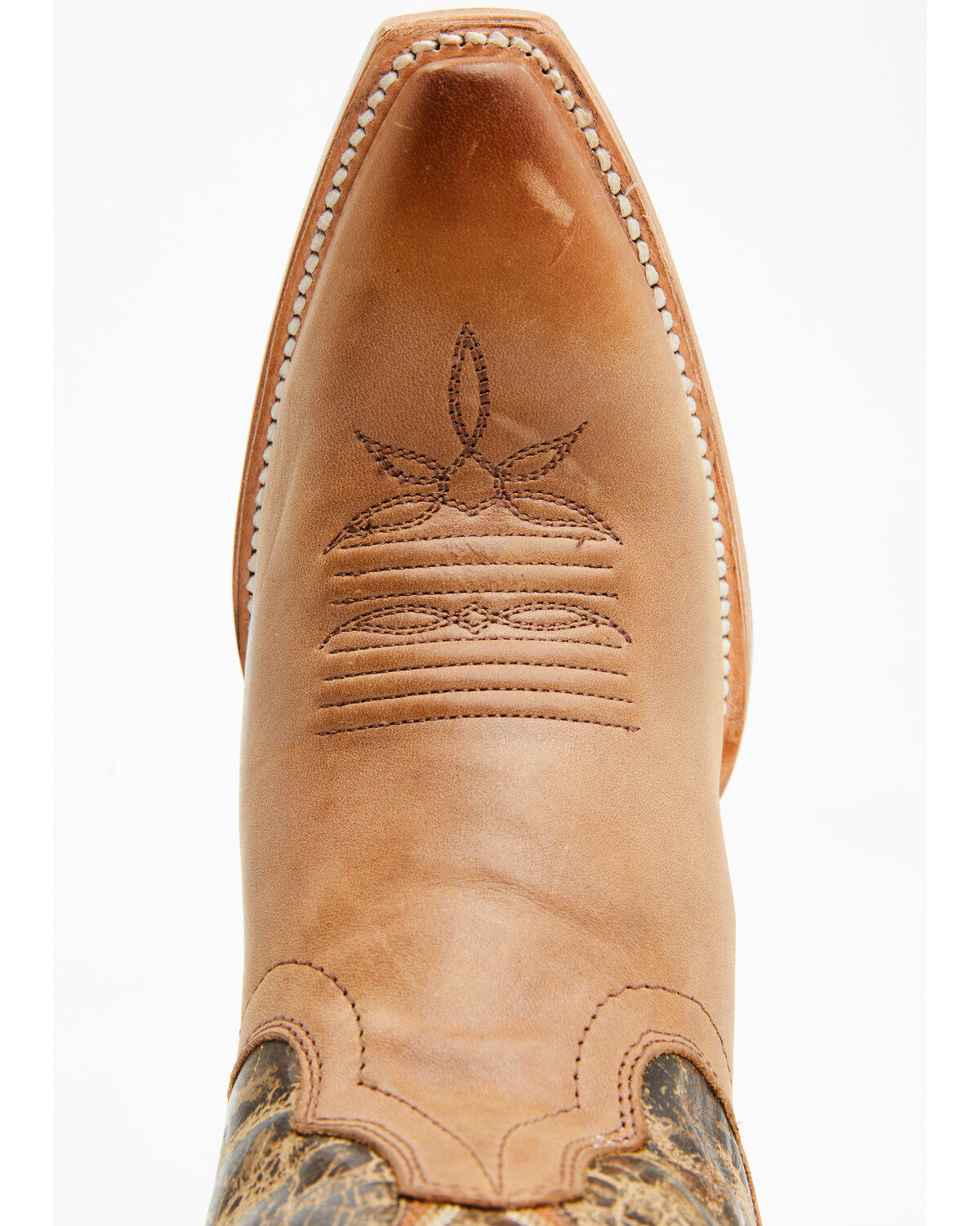Image #6 - Dan Post Women's 11" Tria Western Boots - Snip Toe, Tan, hi-res