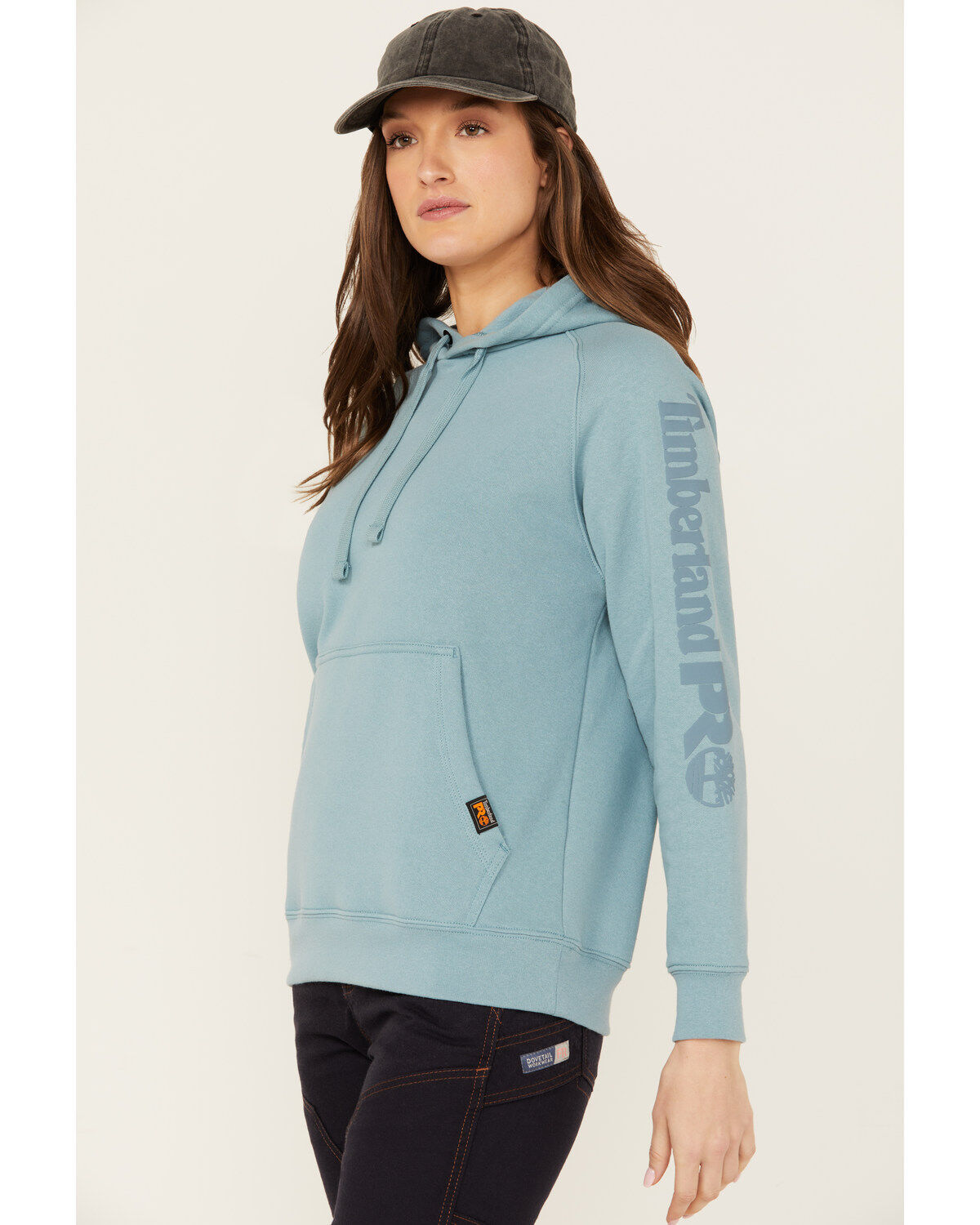 Image #2 - Timberland PRO Women's Hood Honcho Sport Hoodie, Blue, hi-res