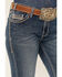 Image #2 - Rock & Roll Denim Women's Medium Wash Mid Rise Stretch Bootcut Jeans, , hi-res