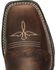 Image #6 - Durango Lady Rebel Green Saddle Cowgirl Boots - Square Toe, , hi-res