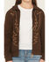 Image #3 - Cruel Girl Girls' Boot Stitch Embroidered Bomber Jacket, Brown, hi-res