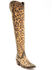 Image #1 - Liberty Black Women's Allyssa Leopard Print Western Boots - Round Toe, Tan, hi-res