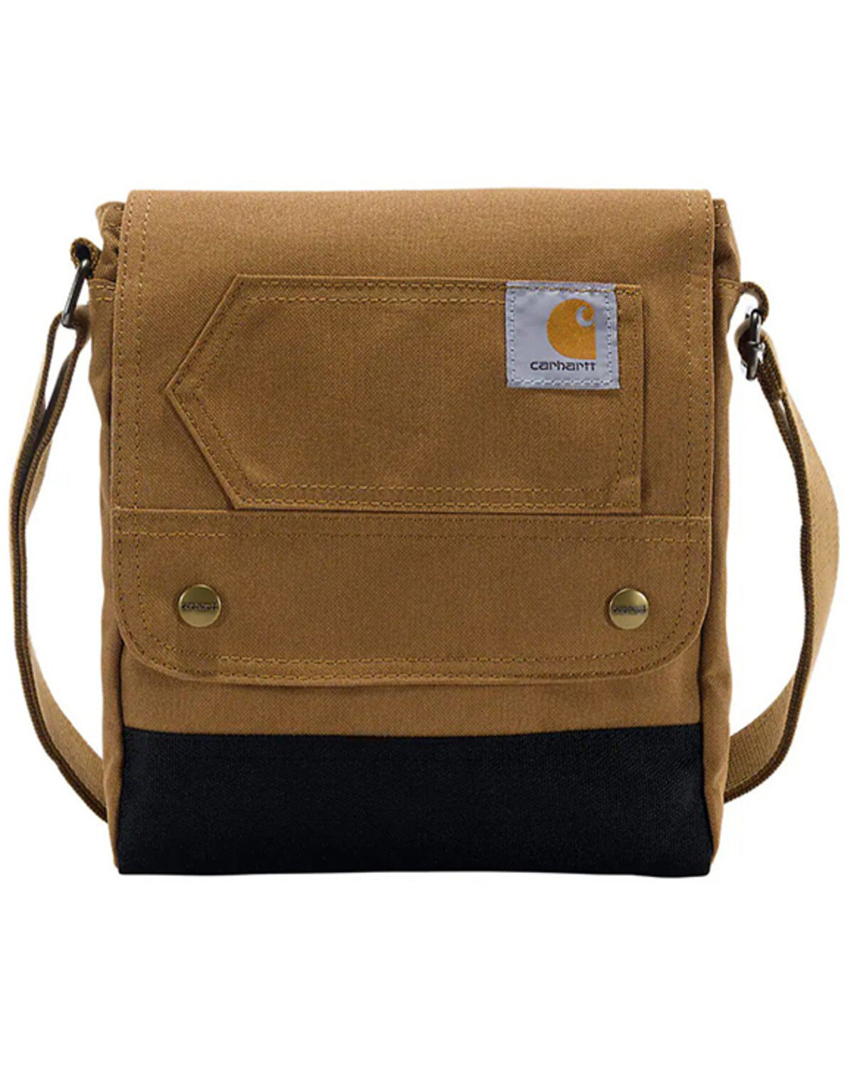 Image #1 - Carhartt Crossbody Snap Bag, Brown, hi-res