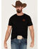 Image #2 - NRA Men's Freedom Eagle Short Sleeve Graphic T-Shirt, Black, hi-res