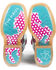 Tin Haul Girls' Little Miss Dotty Horse Boots - Square Toe , Pink, hi-res