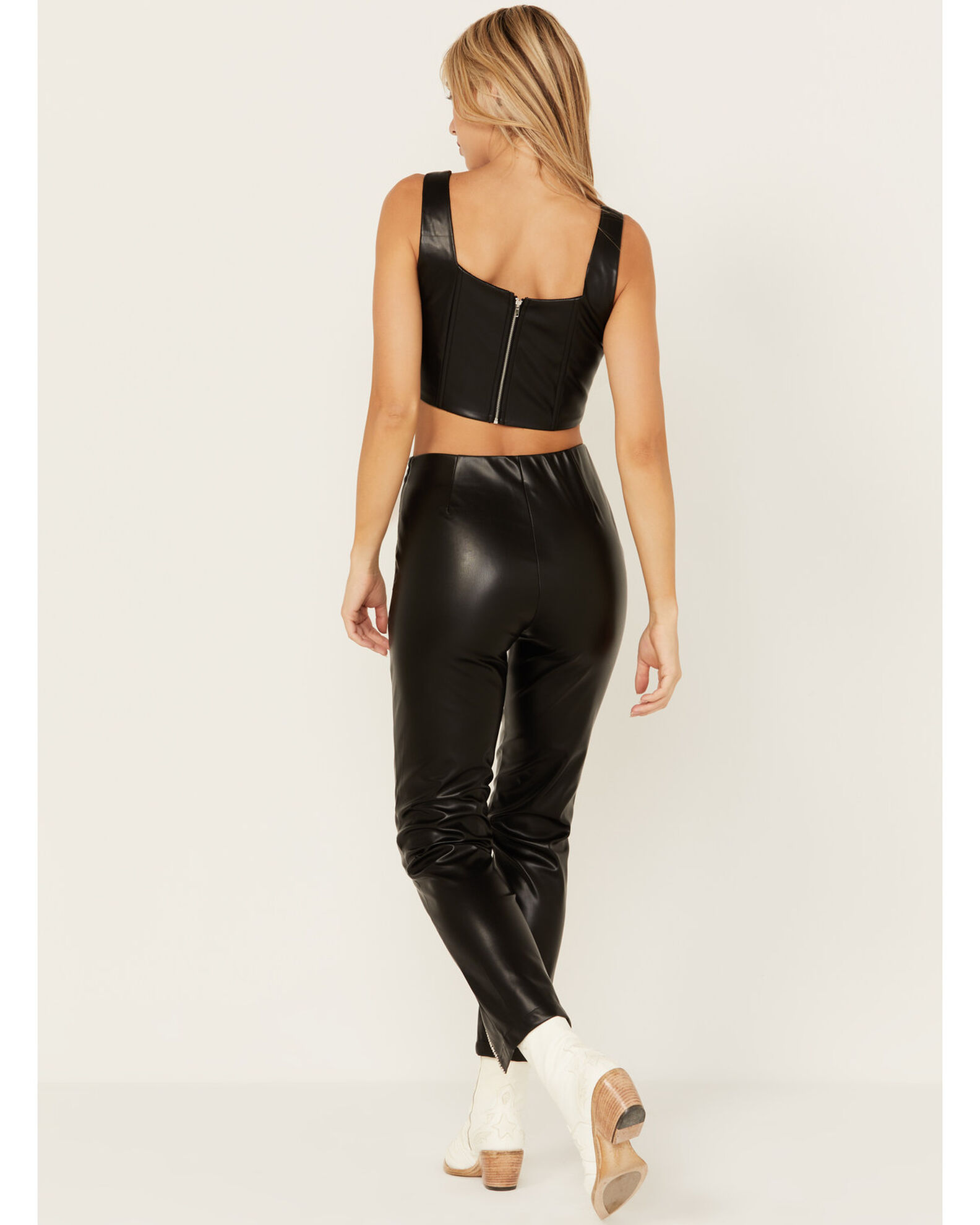 Jcpenney faux leather pants hotsell