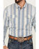 Image #3 - Scully Men's Serape Striped Long Sleeve Pearl Snap Western Shirt, , hi-res
