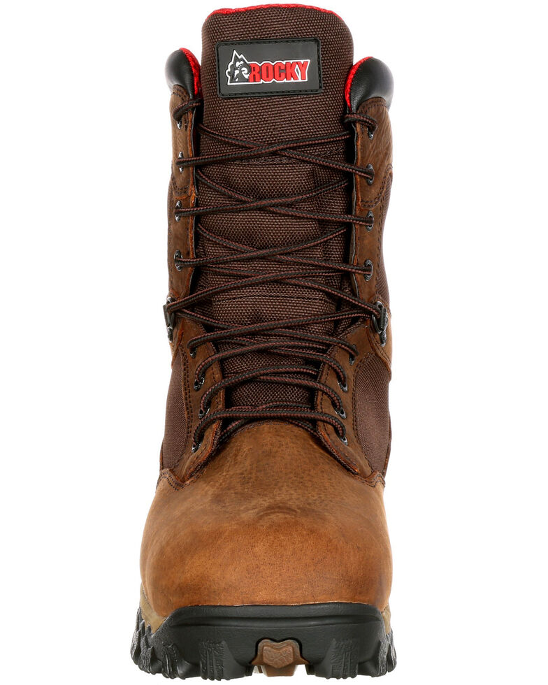 rocky lone star insulated waterproof work boots for men