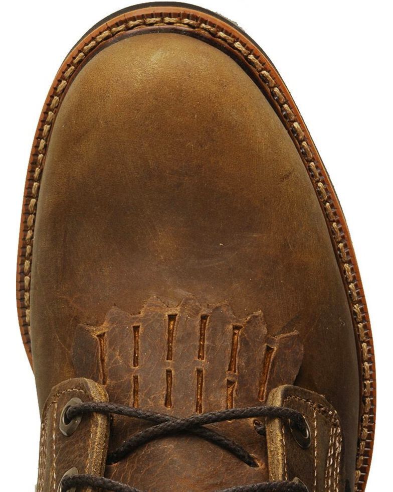 justin 8 lace up boots