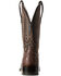 Image #3 - Ariat Men's Chocolate Caiman Belly Western Boots - Wide Square Toe, , hi-res