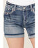 Grace in LA Women's Medium Wash Americana Horseshoe Jeans, Medium Wash, hi-res