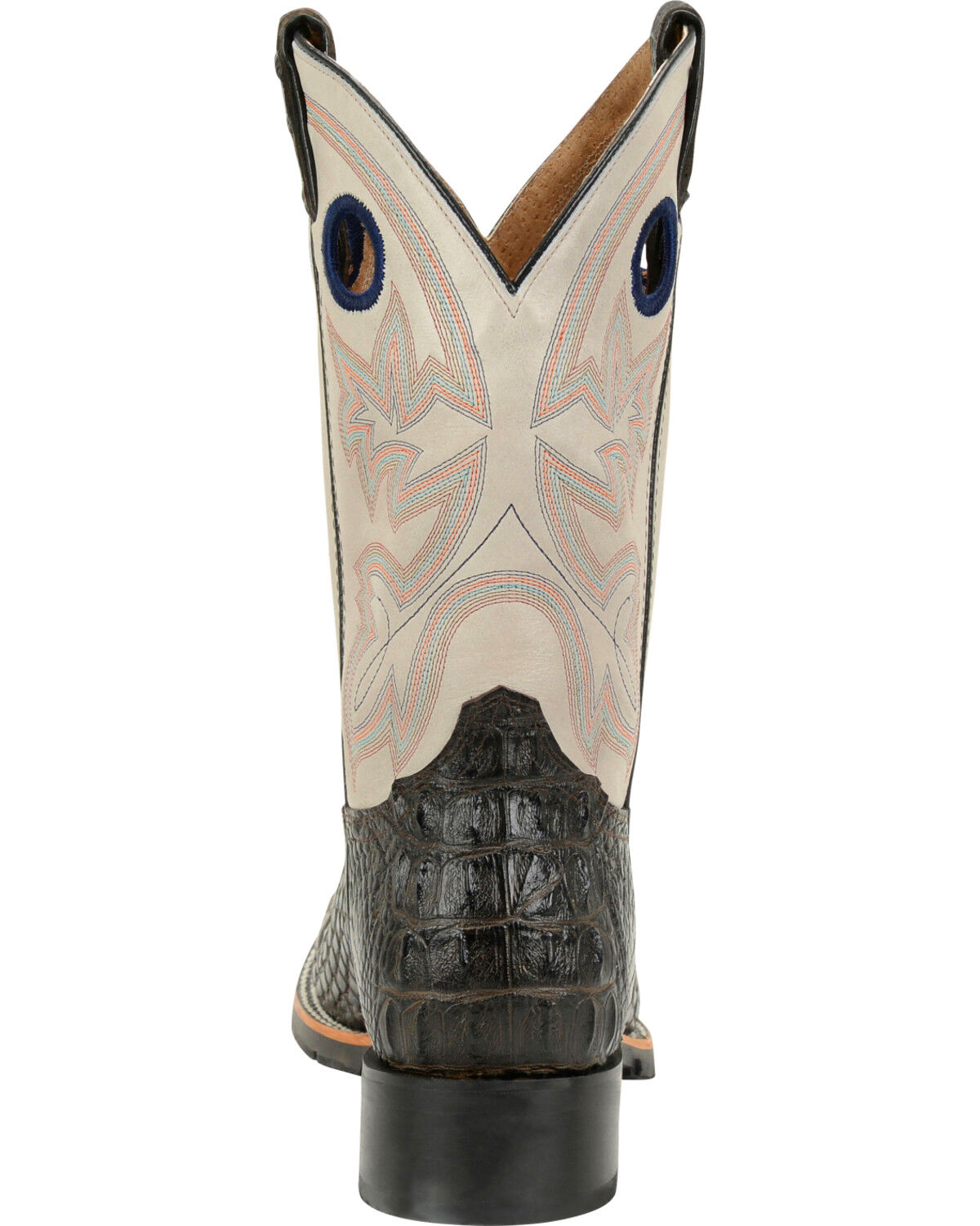 Image #6 - Double H Men's 12" Caiman Print Steel Toe Western Boots, , hi-res