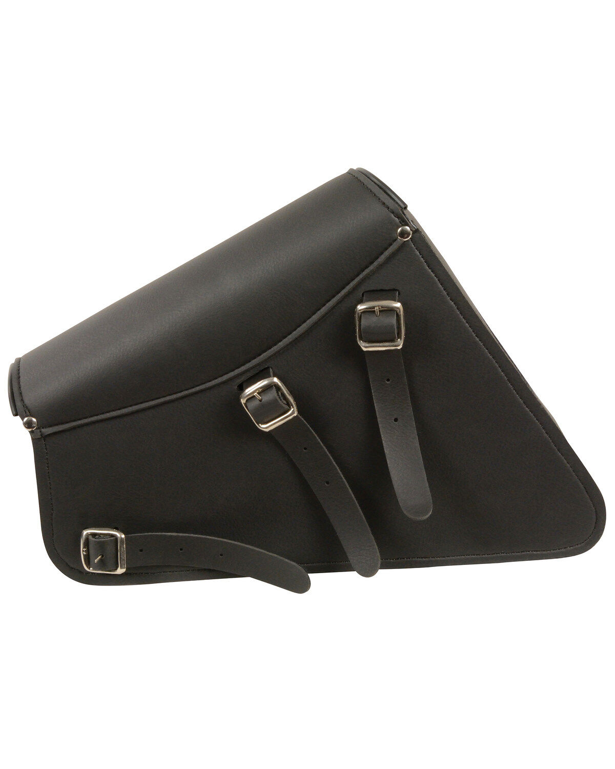 Image #3 - Milwaukee Leather Right Side Heavily Slanted Swing Arm Bag, Black, hi-res