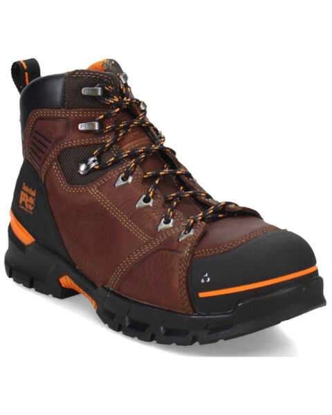 Image #1 - Timberland PRO Men's 6" Endurance Work Boots - Composite Toe , Brown, hi-res
