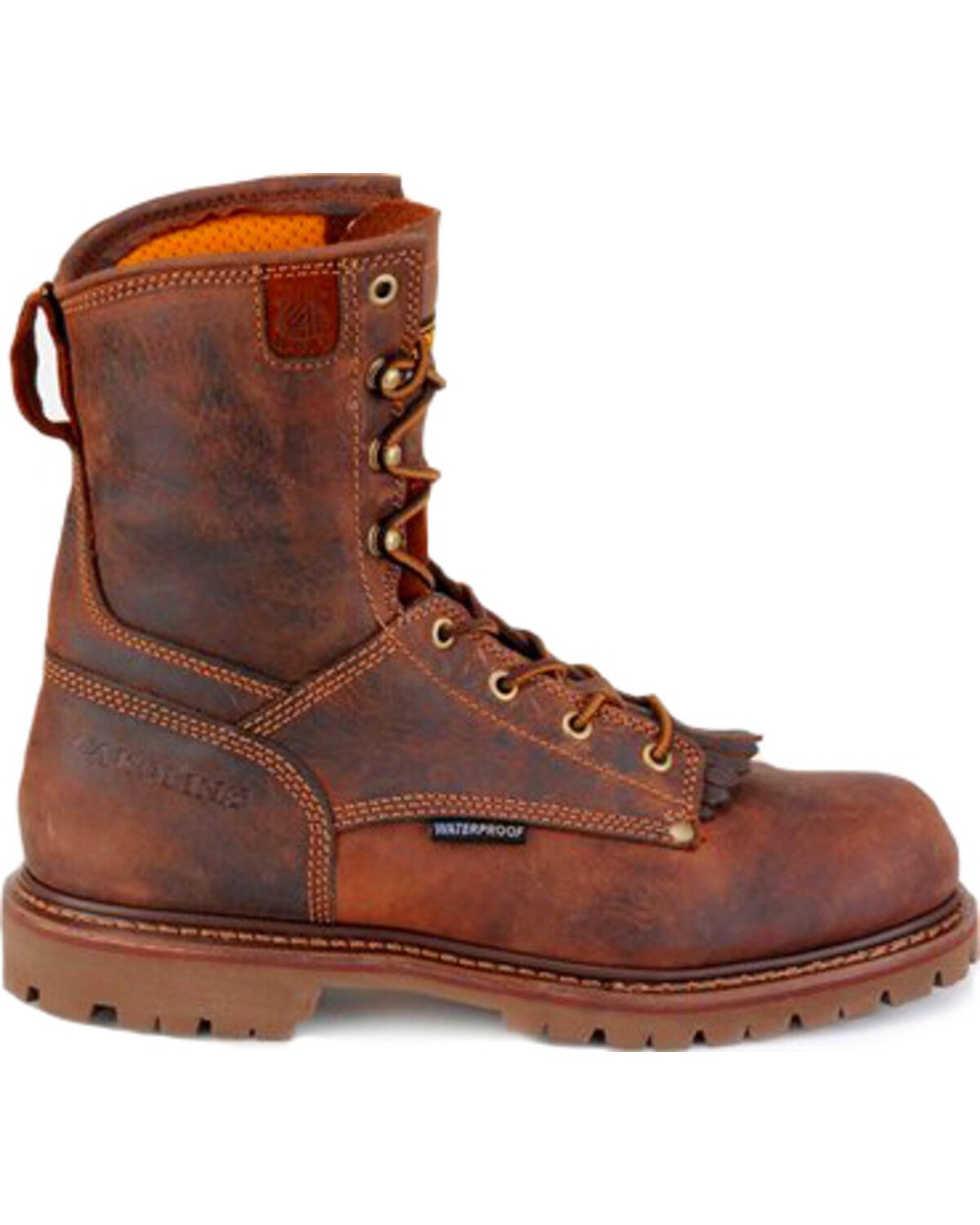 leather work boots steel toe