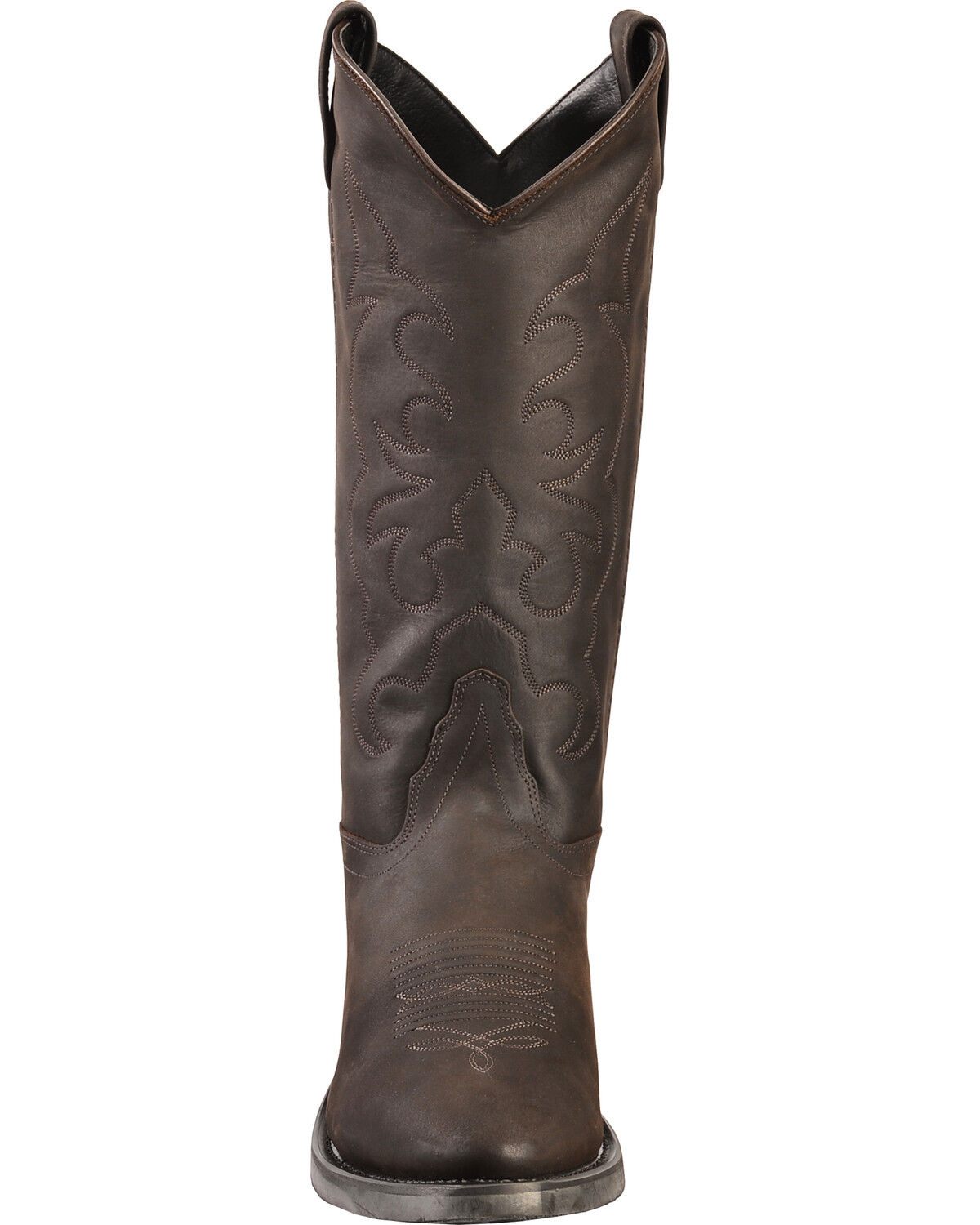 Image #4 - Jama Men's Trucker Cowboy 13" Work Boots, Distressed, hi-res